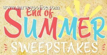 SurveyPolice End of Summer Sweepstakes