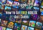 Roblox gift cards