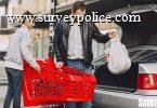 Father and son with Target store purchases